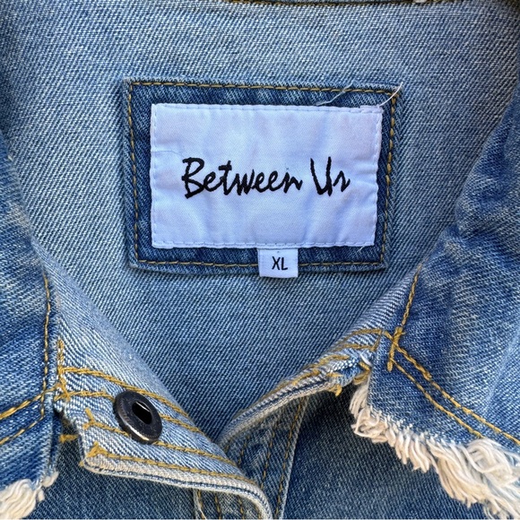 Distressed Blue Denim Jacket - Picture 3 of 7